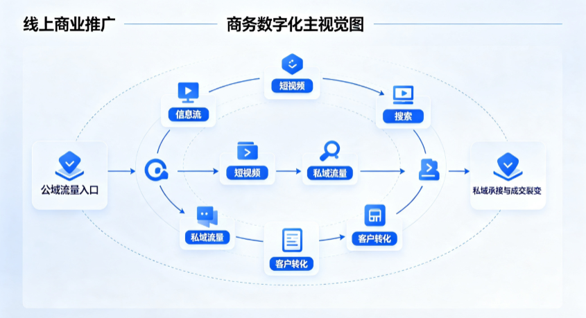 萨嘎县线上商业推广怎么做？全域流量闭环搭建与低成本转化实战指南